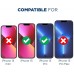 Tech Armor HD Clear Plastic Film Screen Protector (NOT Glass) for Apple NEW iPhone 13 (6.1&#34;) and iPhone 13 Pro (6.1&#34;) - Case-Friendly, Scratch Resistant, Haptic Touch Accurate [4-Pack]
