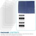 Tech Armor HD Clear Plastic Film Screen Protector (NOT Glass) for Apple NEW iPhone 13 (6.1&#34;) and iPhone 13 Pro (6.1&#34;) - Case-Friendly, Scratch Resistant, Haptic Touch Accurate [4-Pack]