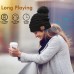 Bluetooth Beanie for Women, Deegotech Women Winter Hat, Gift for Women Girls Mom, Bluetooth 5.0 Wireless Headphones Beanie, Pompom Knit Beanie Hat Warm Ski Cap-Black