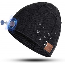 Voice Control Bluetooth Beanie Hats, Smart Music Hat with Headphones, Tech Gifts for Teens Boys, Girls, Men, Women, Beanie Headphones Hat, Tech Gifts for Christmas, Birthday, Stocking Stuffers